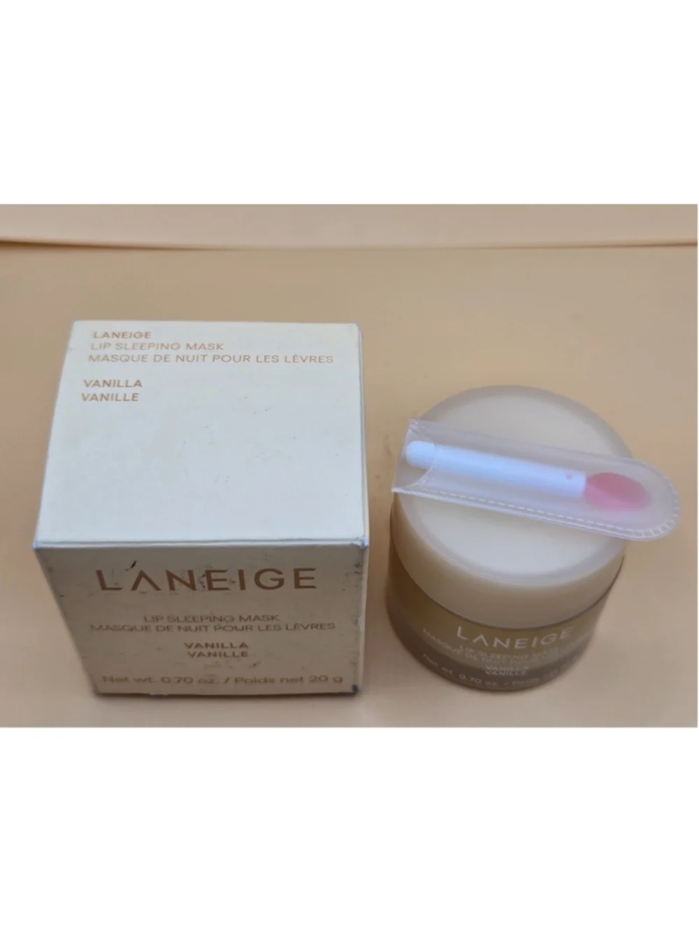 Laneige Lip Sleeping Mask Vanilla 0.70 oz 20g Intense Moisture Treatment New Box